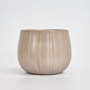 Pot ceramic  pearl mokka