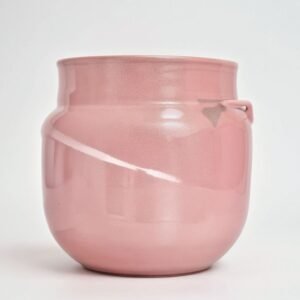 Pot ceramic Space X matte pink