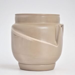 Pot ceramic Space X pearl mokka