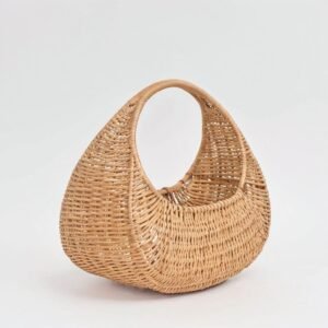 Natural Basket "Wicker Handbag" L